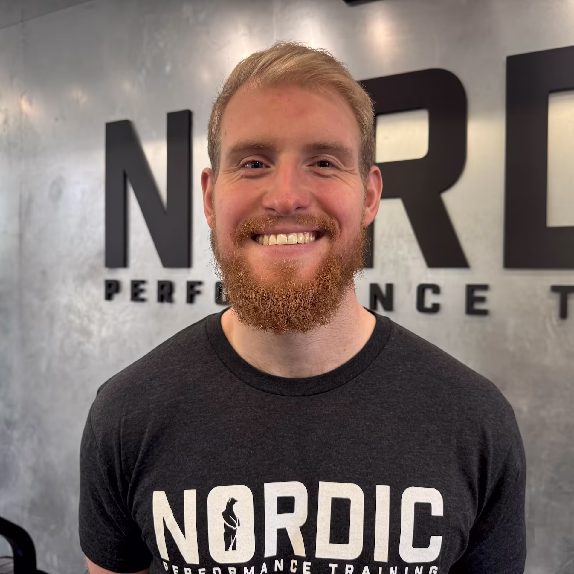 Profile photo of Mathias Busk – personal trainer and licensed physiotherapist at Nordic Performance Training in Copenhagen.