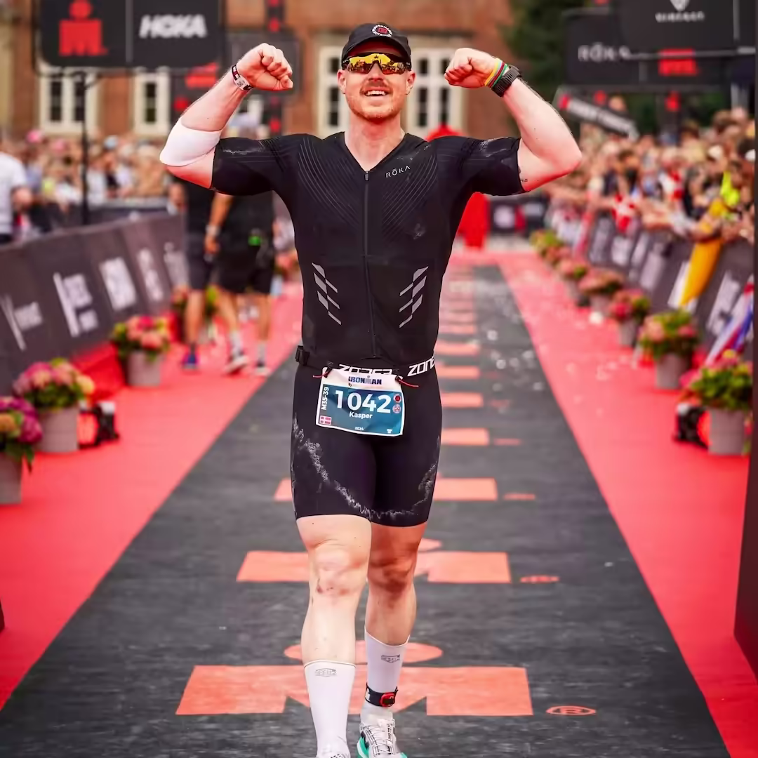 Personal trainer and physiotherapist Lucas Iversen from Nordic Performance Training in Copenhagen enjoying family time — promoting balance, health, and an active lifestyle.