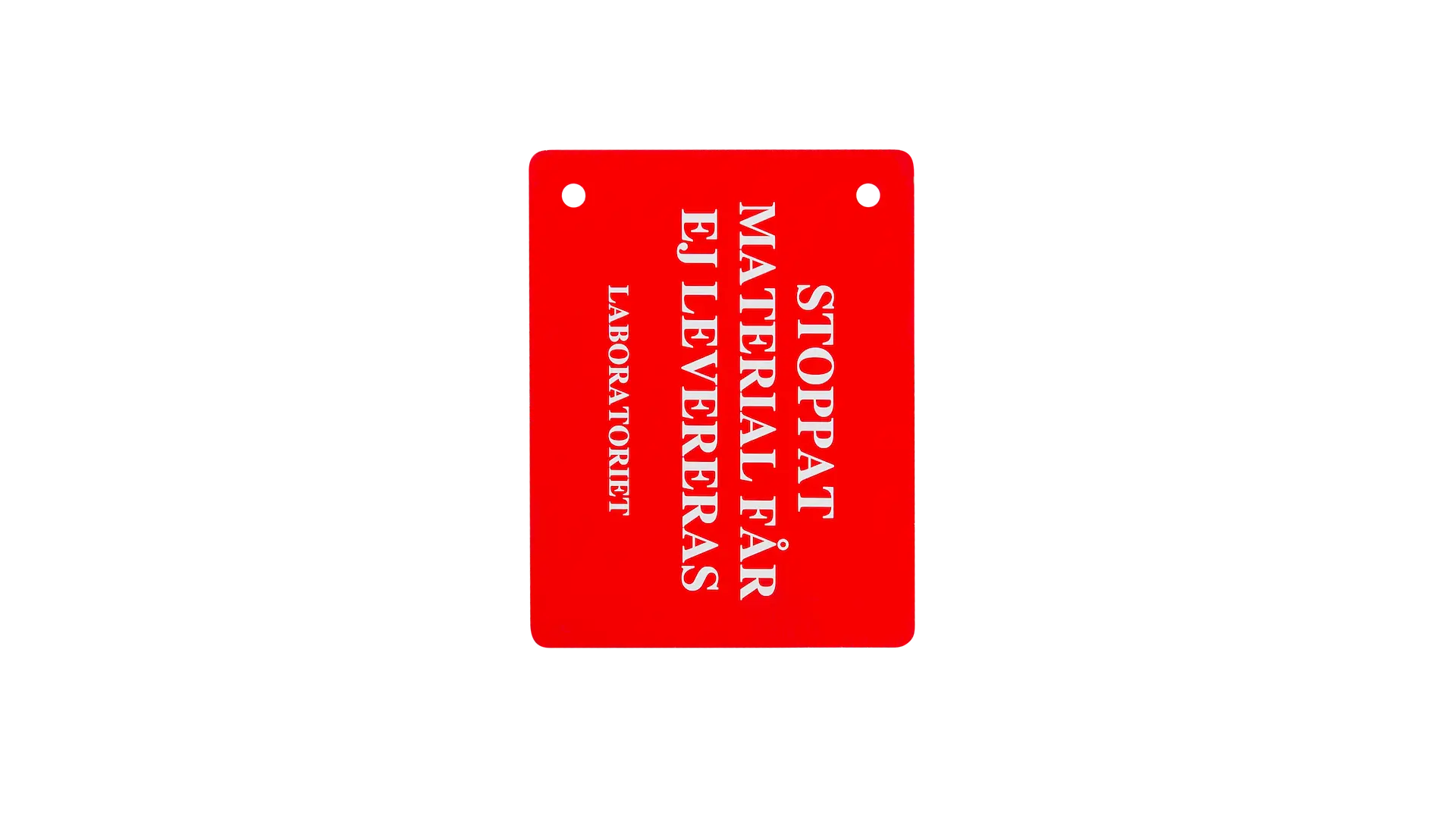 Märkbrickor i stål finns u enfärg eller förtryckta med egen text