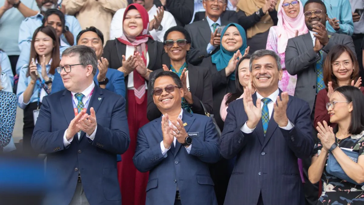 Yang Berhormat Datuk Technologist Mustapha Sakmud at the launch of Drive by Purpose at Heriot Watt University Malaysia