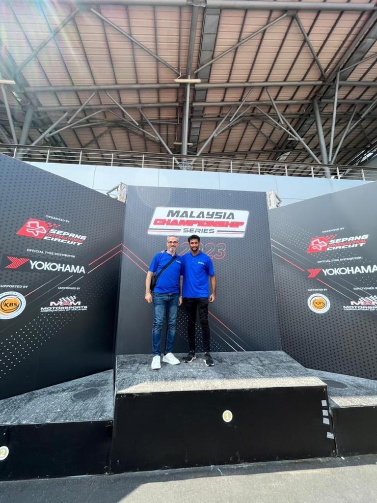 Samer Obaid and Sam Marsden at the Malaysia Championship Series