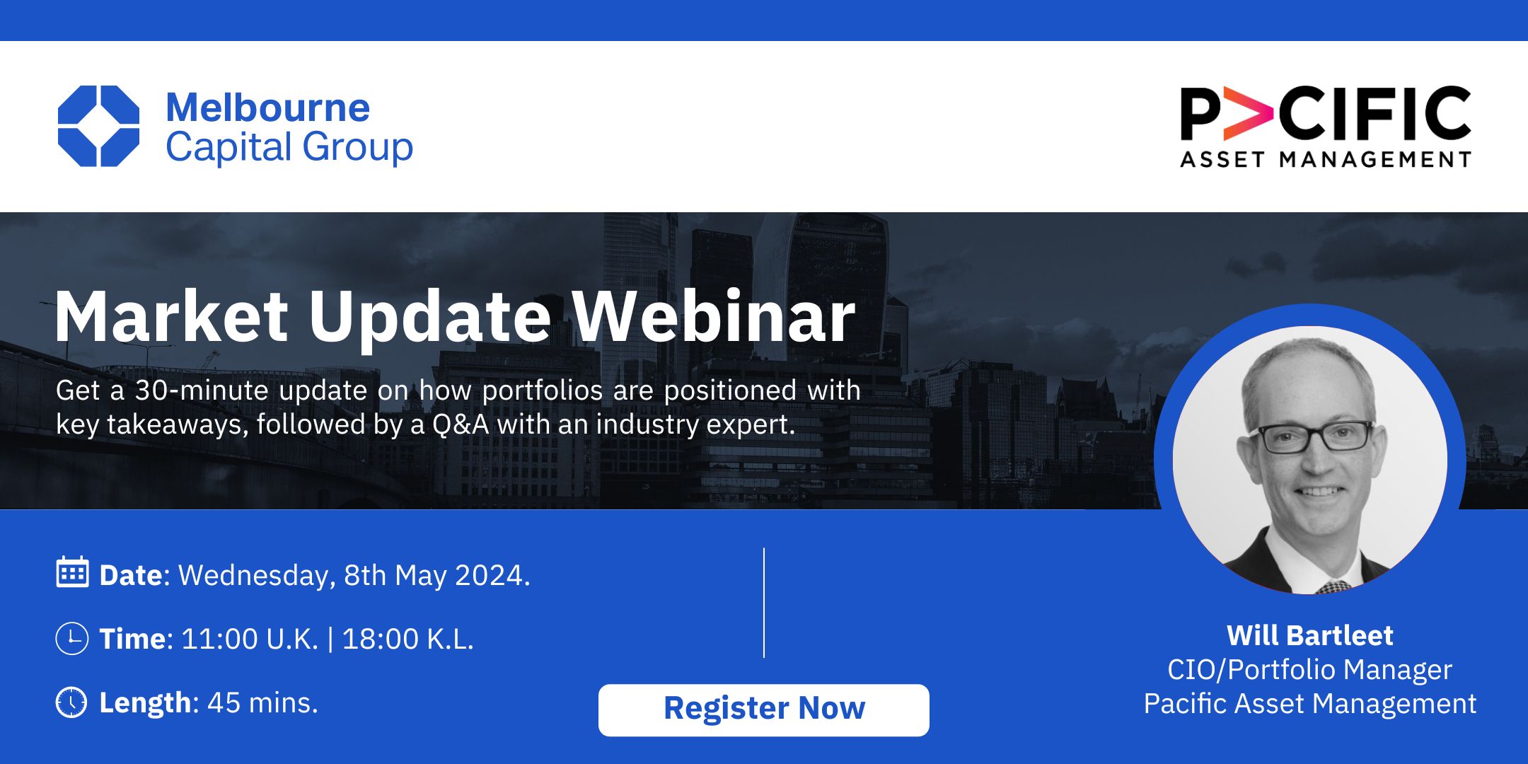 Will Bartleet CIO and Portfolio Manager at Pacific Asset Management shares his insights on the latest market outlook webinar