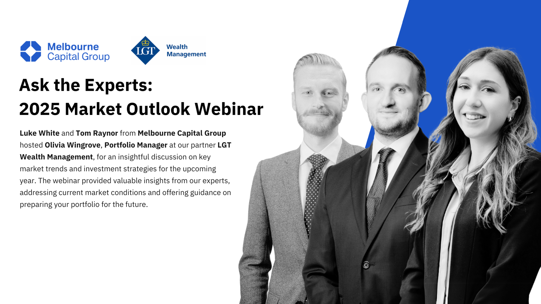 Key Highlights from LGT Wealth Management Market Outlook for 2024 and Beyond