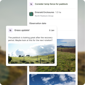 Paddock notes feature