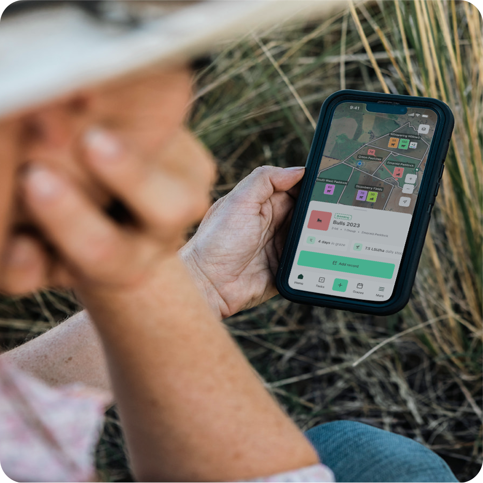 In paddock mobile app