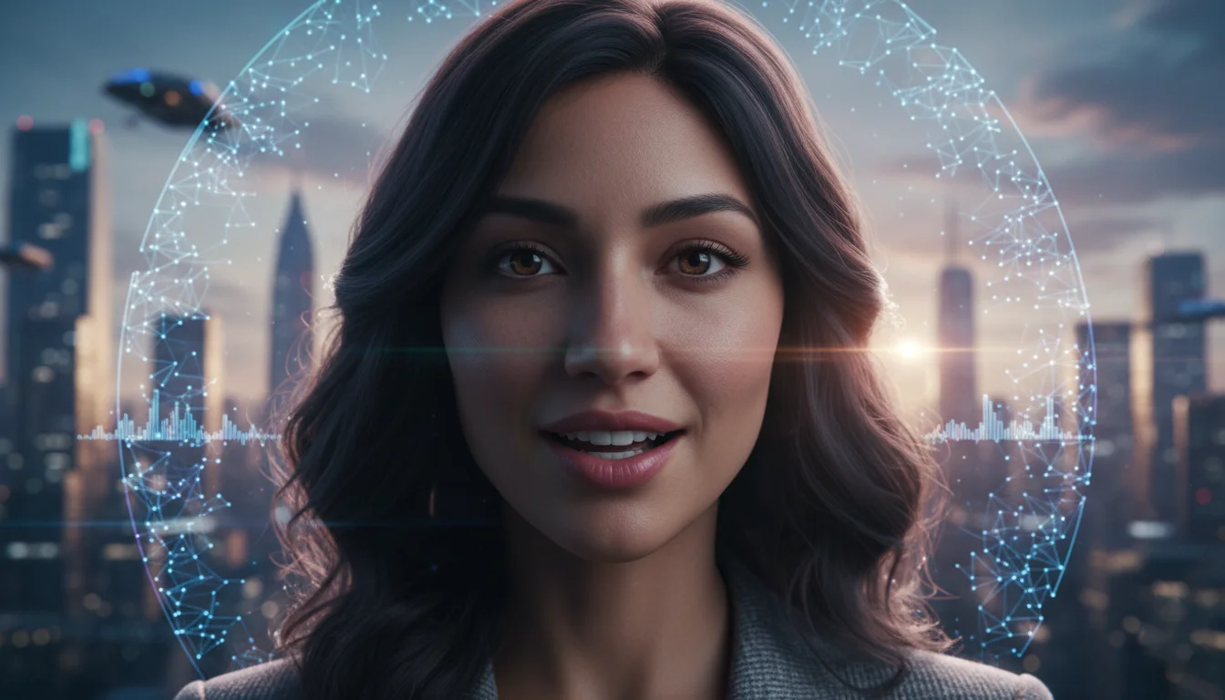 image of ai course modules on screen