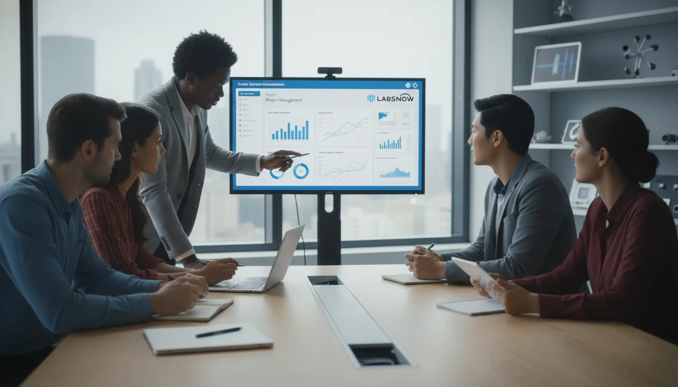 image of diverse team collaborating on ai