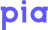 Pia logo with lowercase letters in bold purple, representing a modern, tech-forward brand identity in digital automation or productivity solutions.