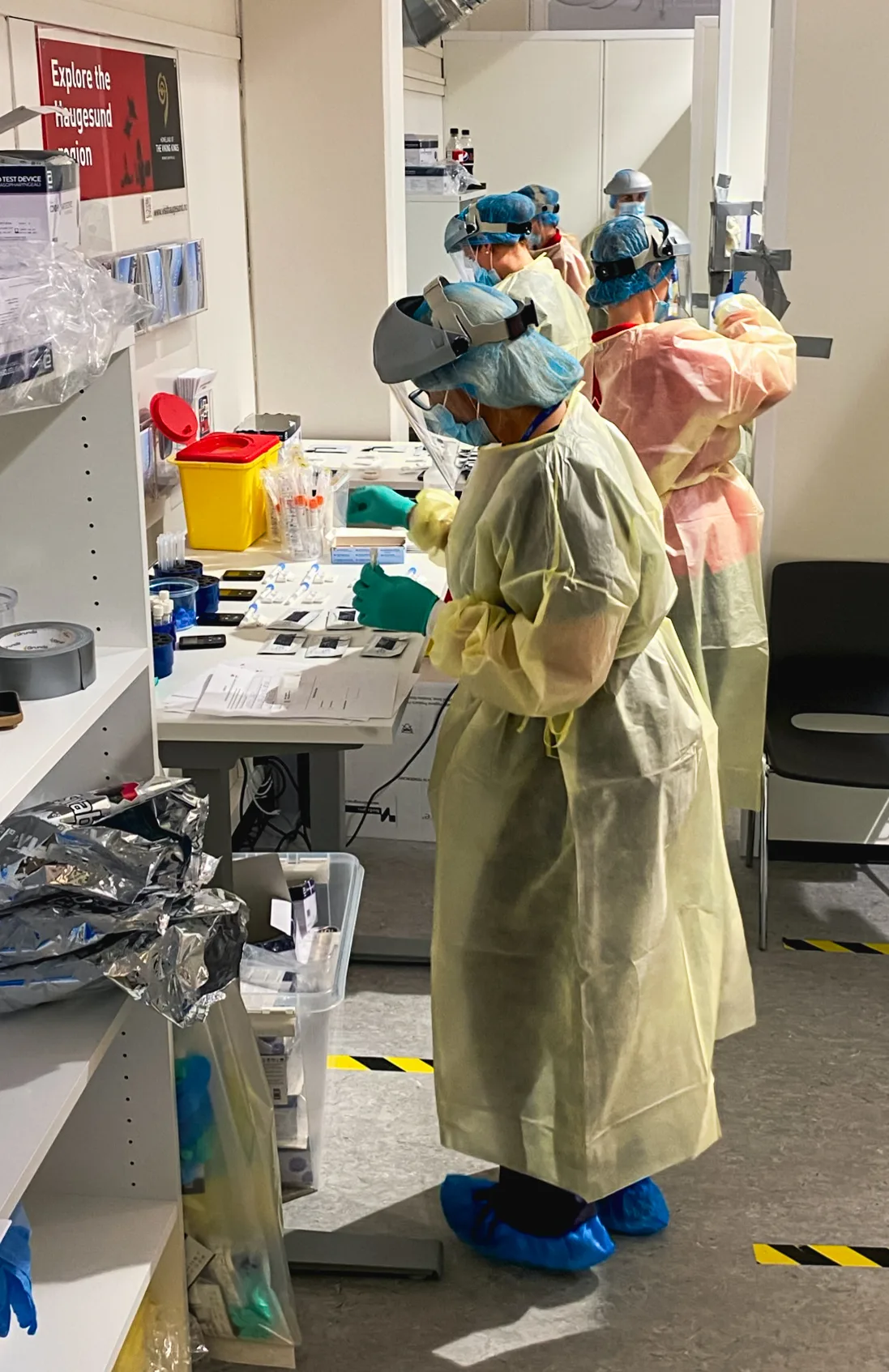 Janne leading COVID testing