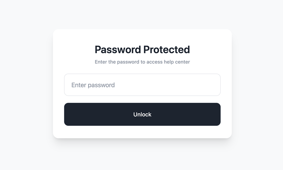 Password Protected Help Centers: Ensuring Content Safety and Privacy