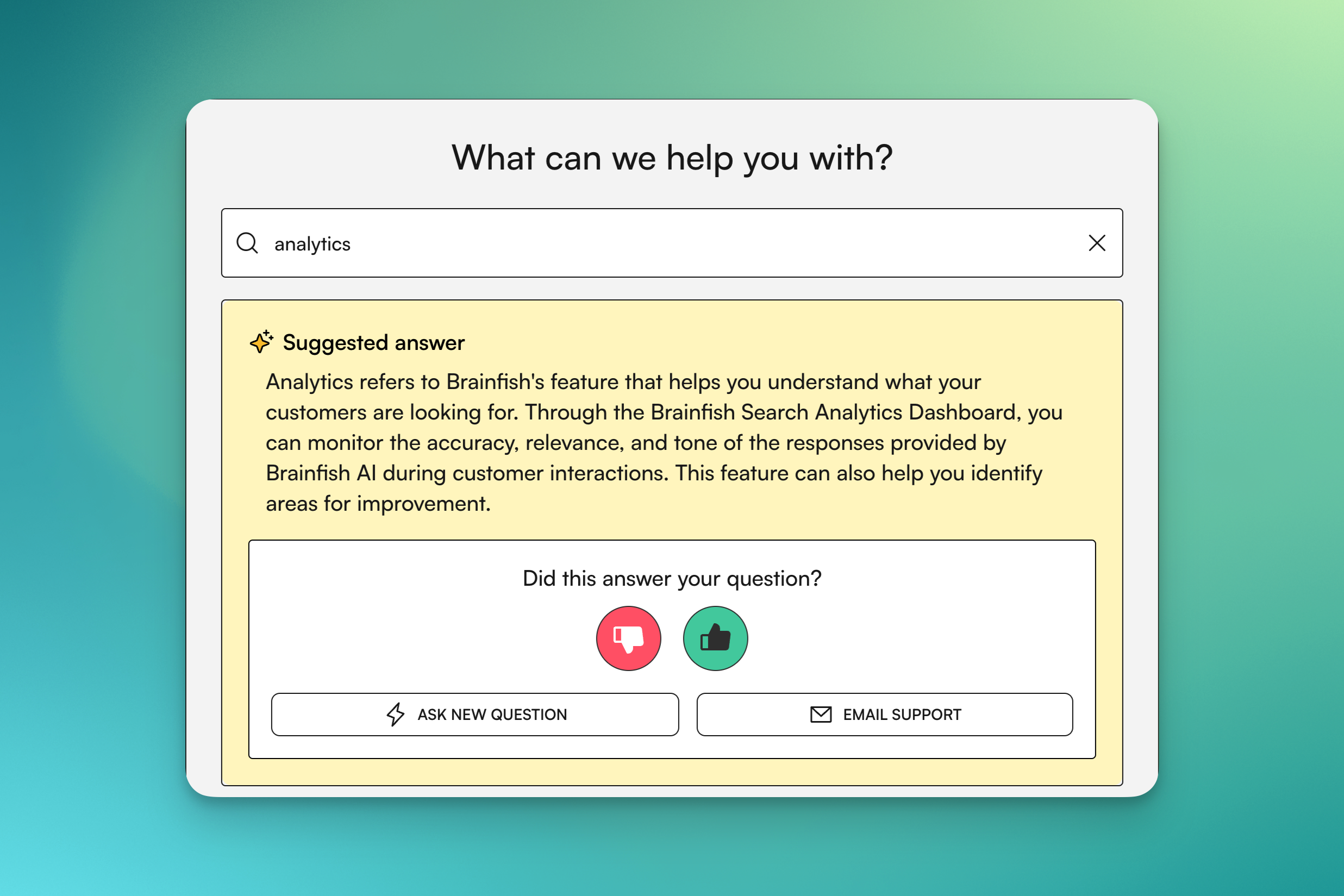 Search fallbacks