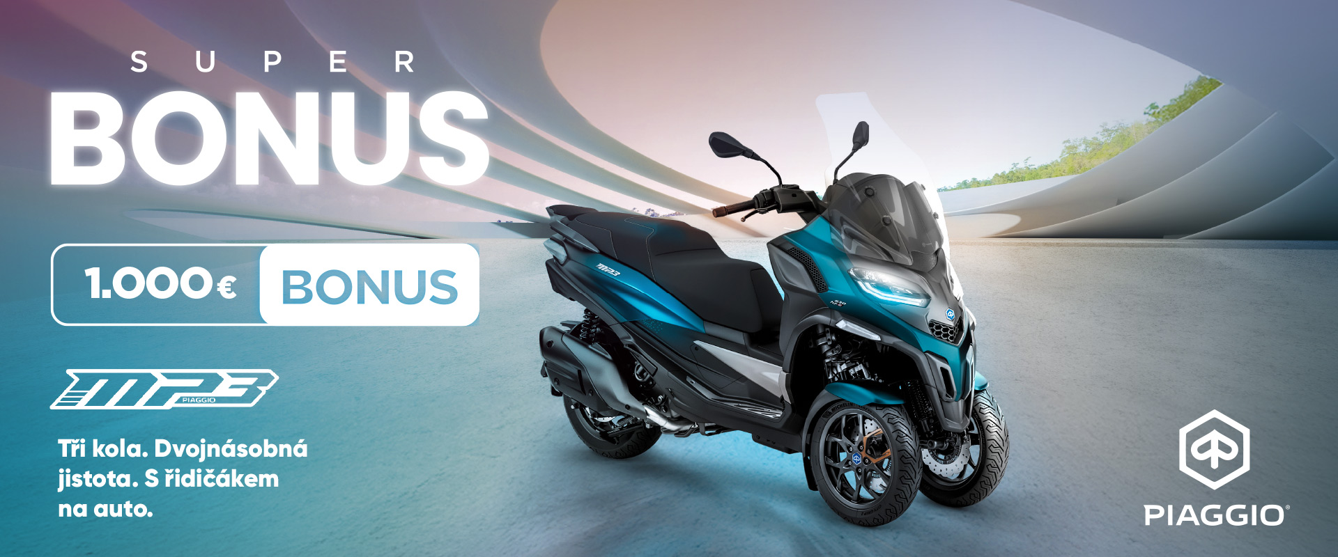 Piaggio MP3 - letny bonus