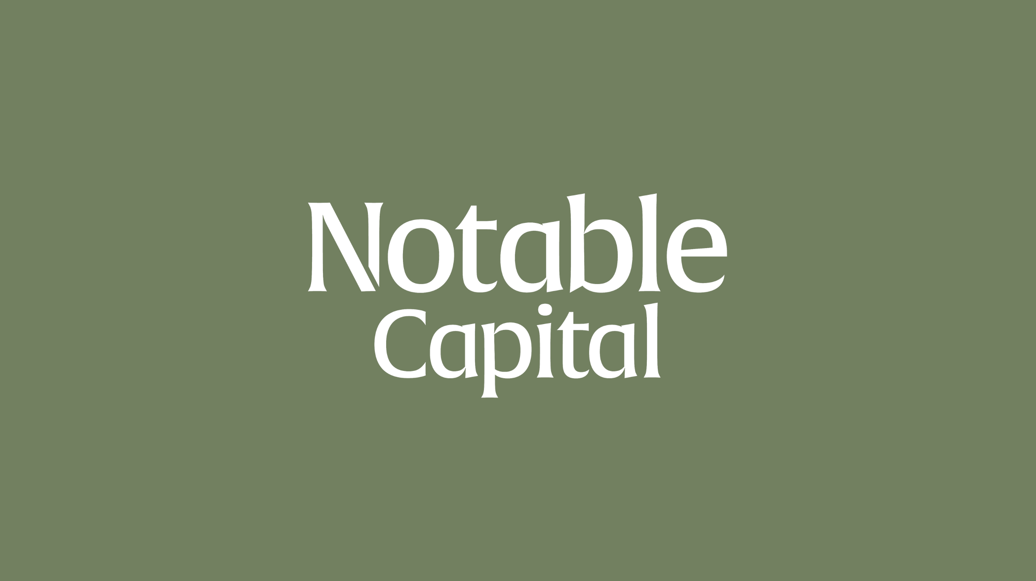 Notable Capital | One Year In