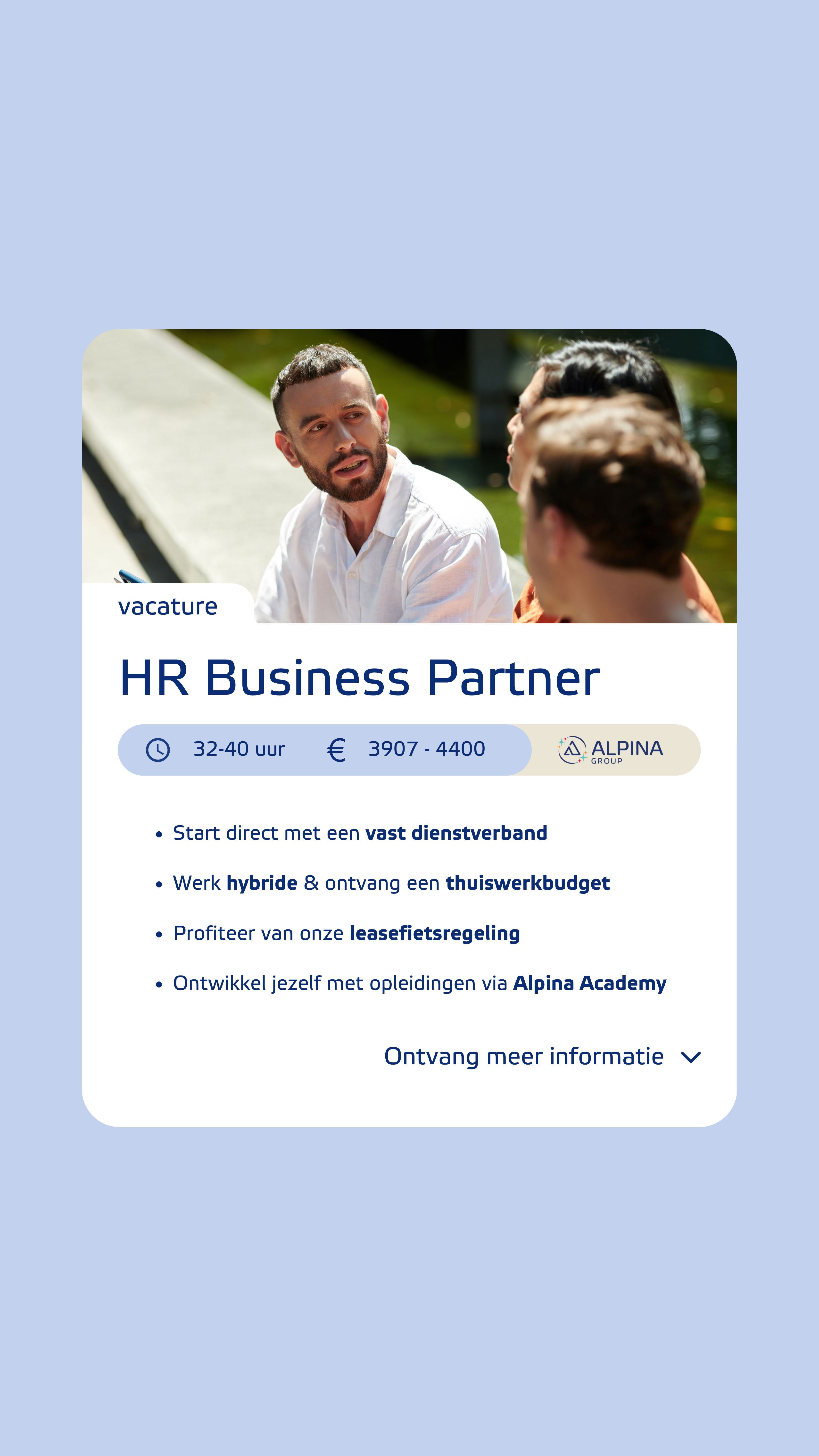 HR Business Partner advertentie Alpina Group