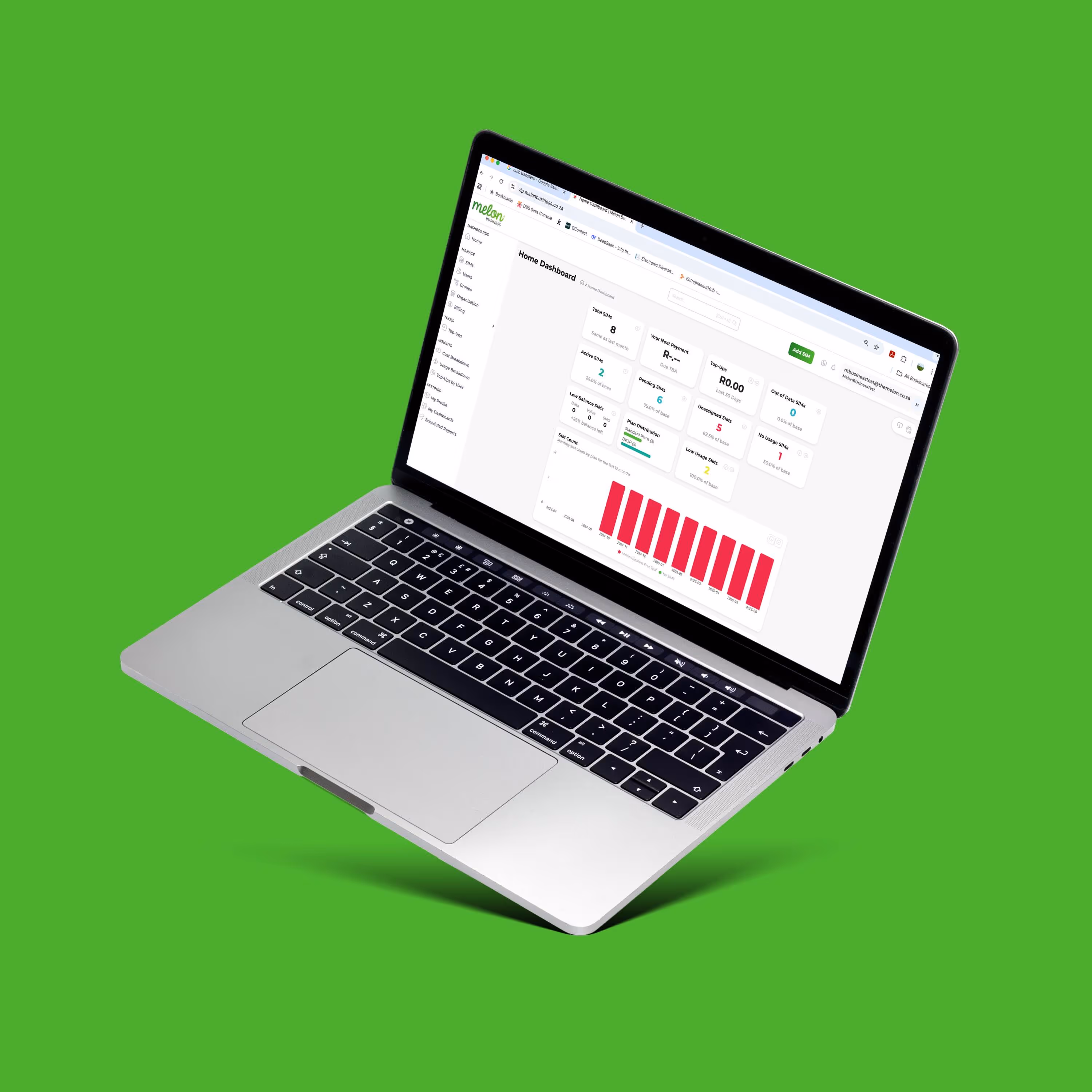 Melon Business Management Laptop