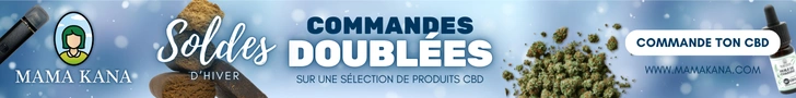 Bannière promotionnelle Mama Kana CBD