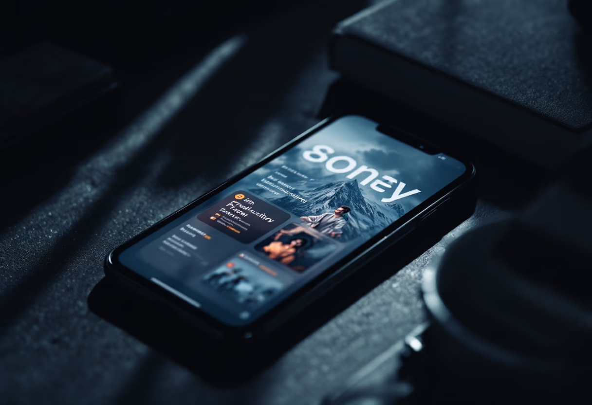 [digital project] image of a mobile device with a productivity app (for a productivity tools business)