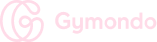 A black and white logo with the words gymonde.