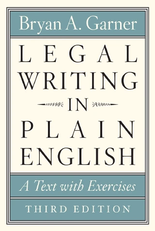Legal Writing in Plain English book cover