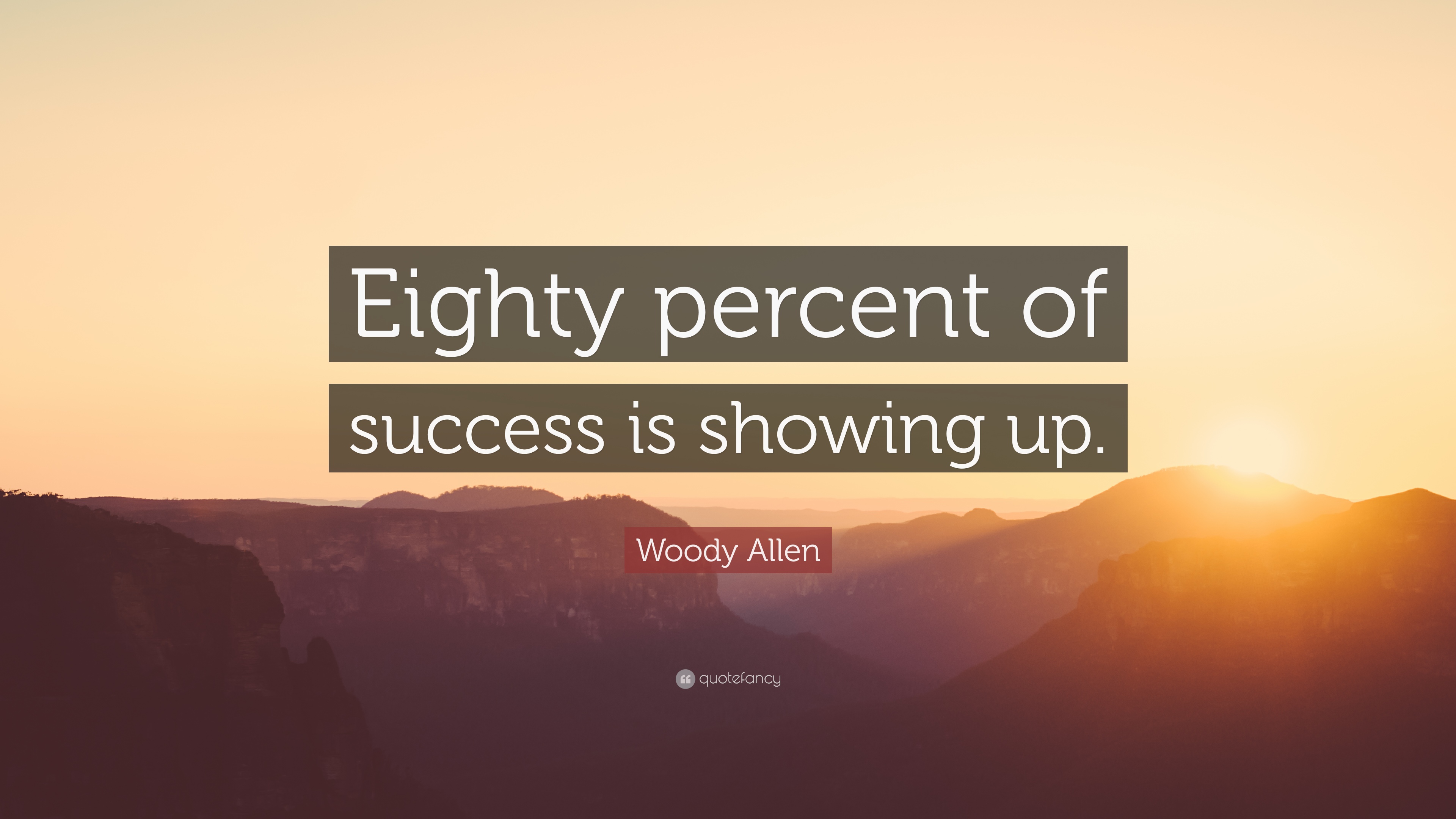 Show up every day