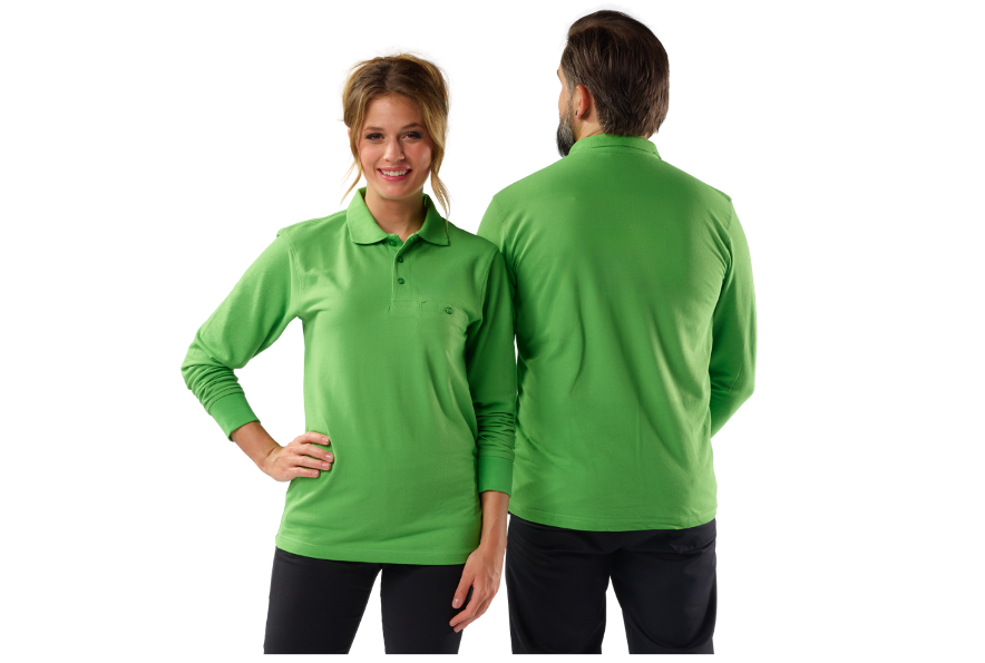 Poloshirt Langarm Bild
