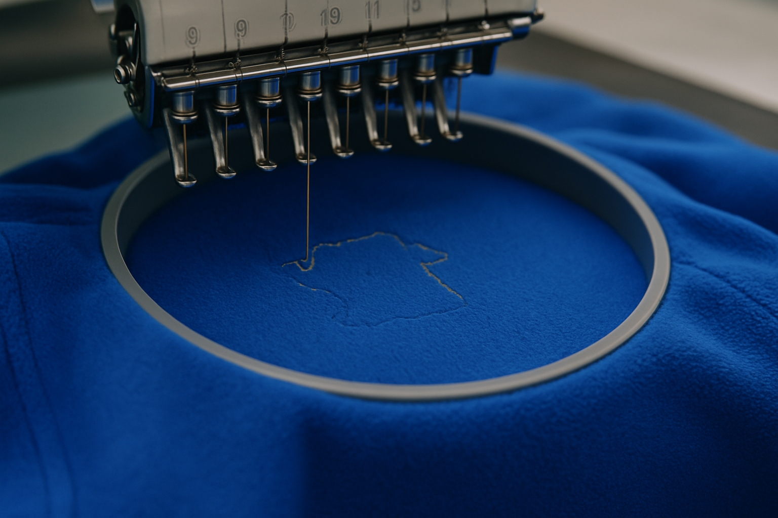 image of a tailor with a costume in the background