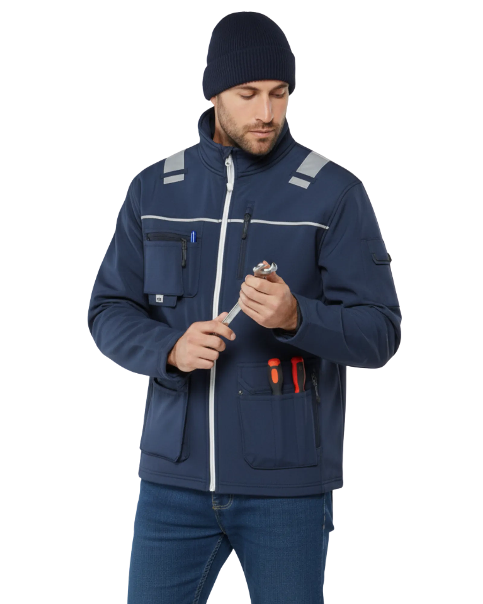 Handwerker Softshelljacke Bild