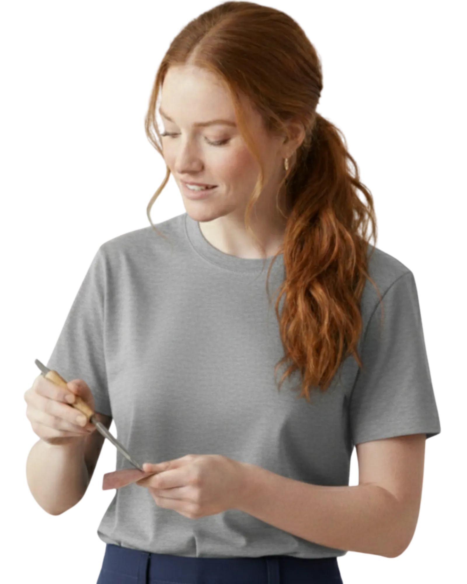 Handwerker T-Shirt grau Bild