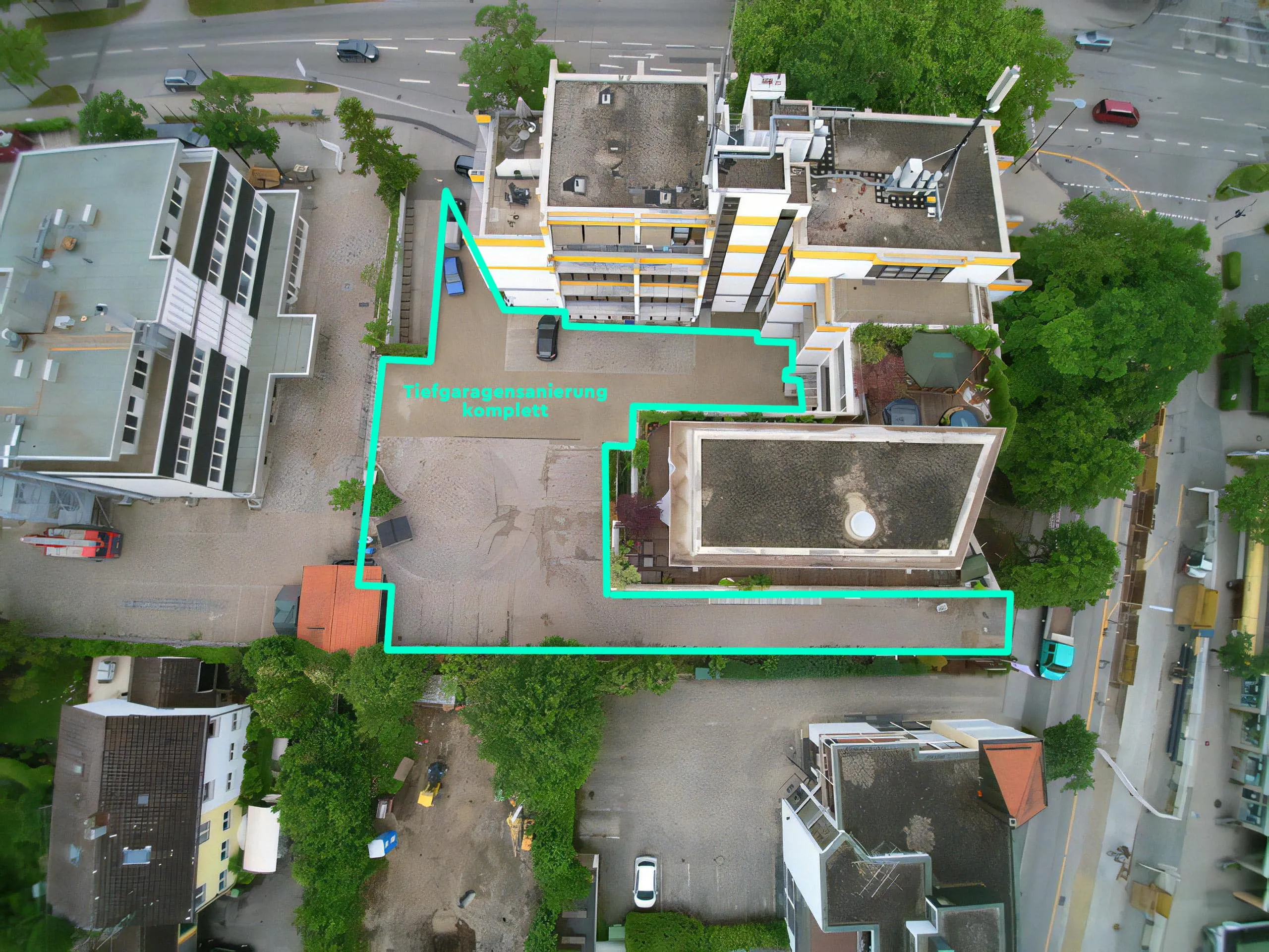 Tiefgaragenabdichtung Ottobrunn