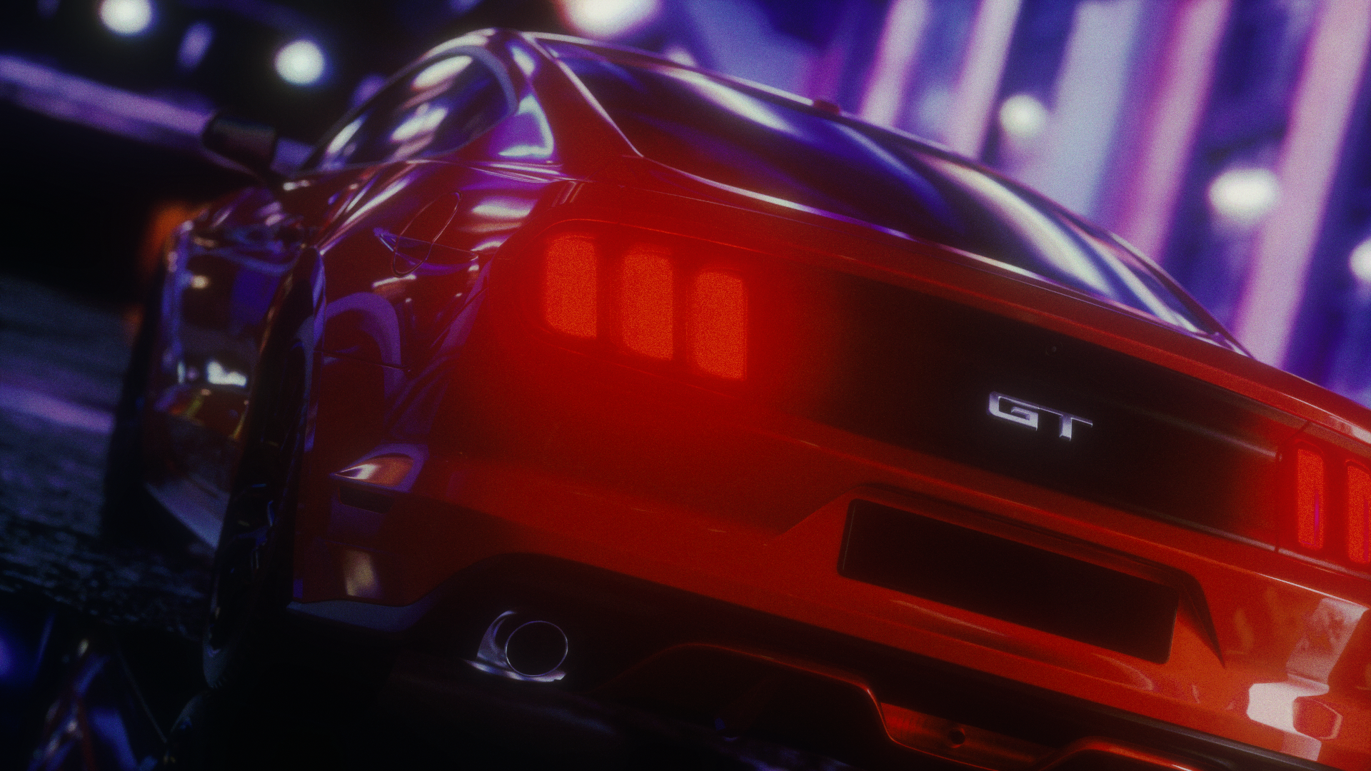 Mustang - Neon night