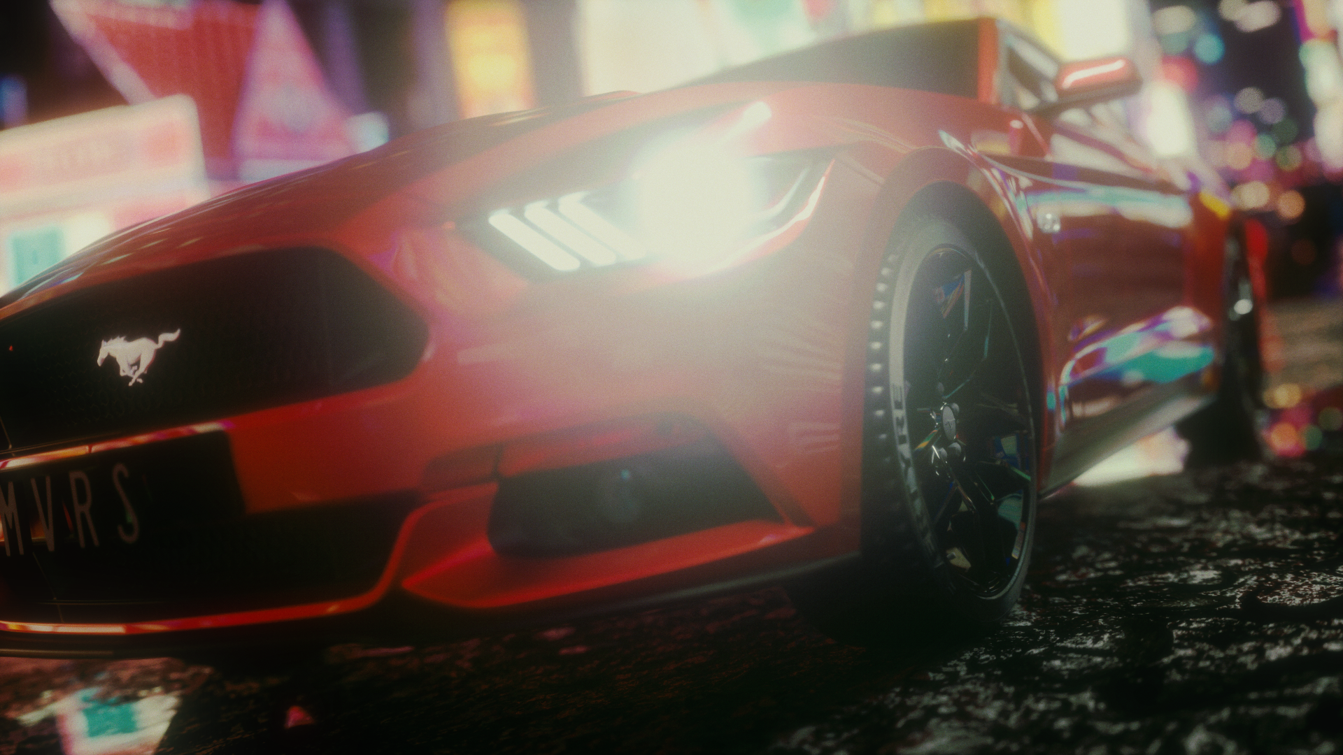 Mustang - Neon night