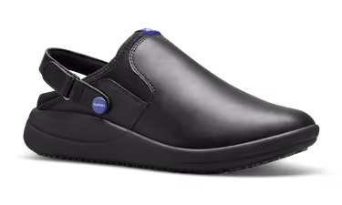 Toffeln black SmartSole Clog