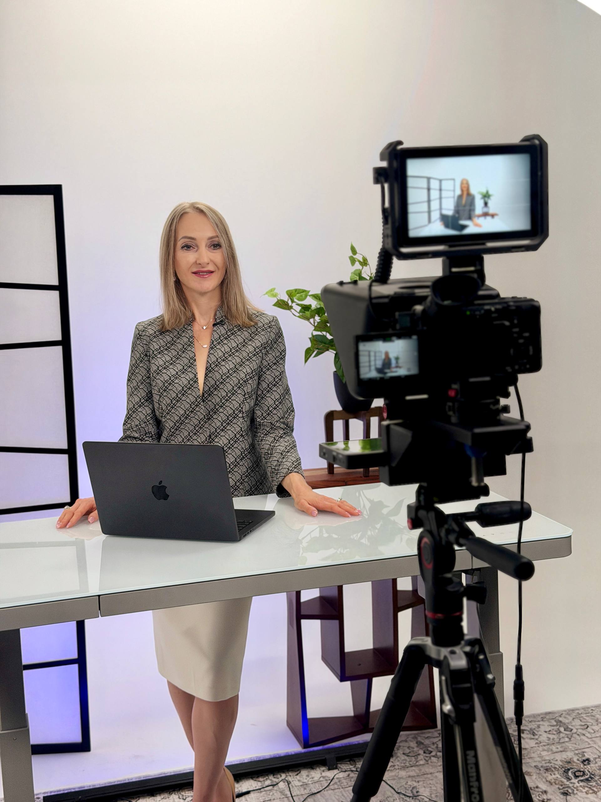 Cyclorama wall used for brand and product video filming in Scottsdale