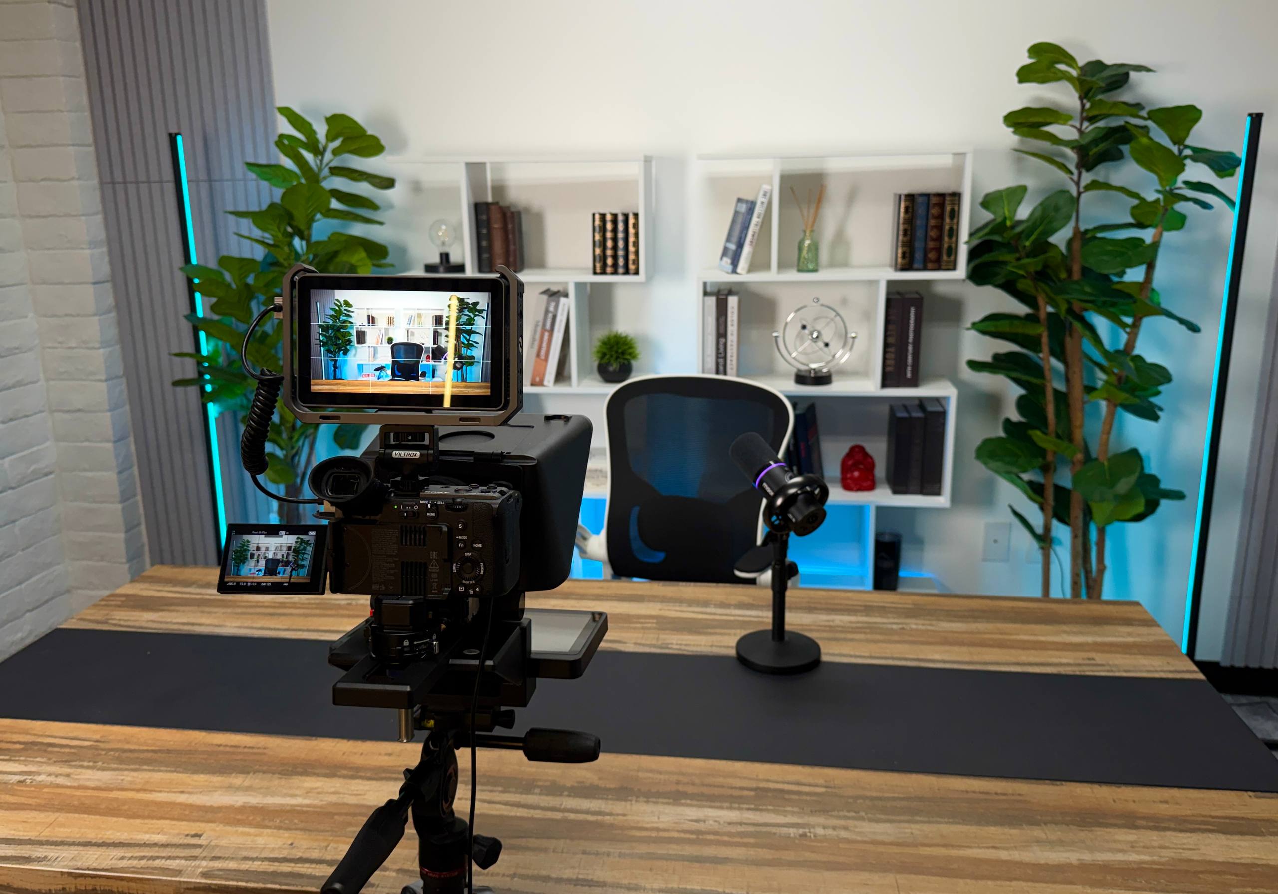 White Podcast Room