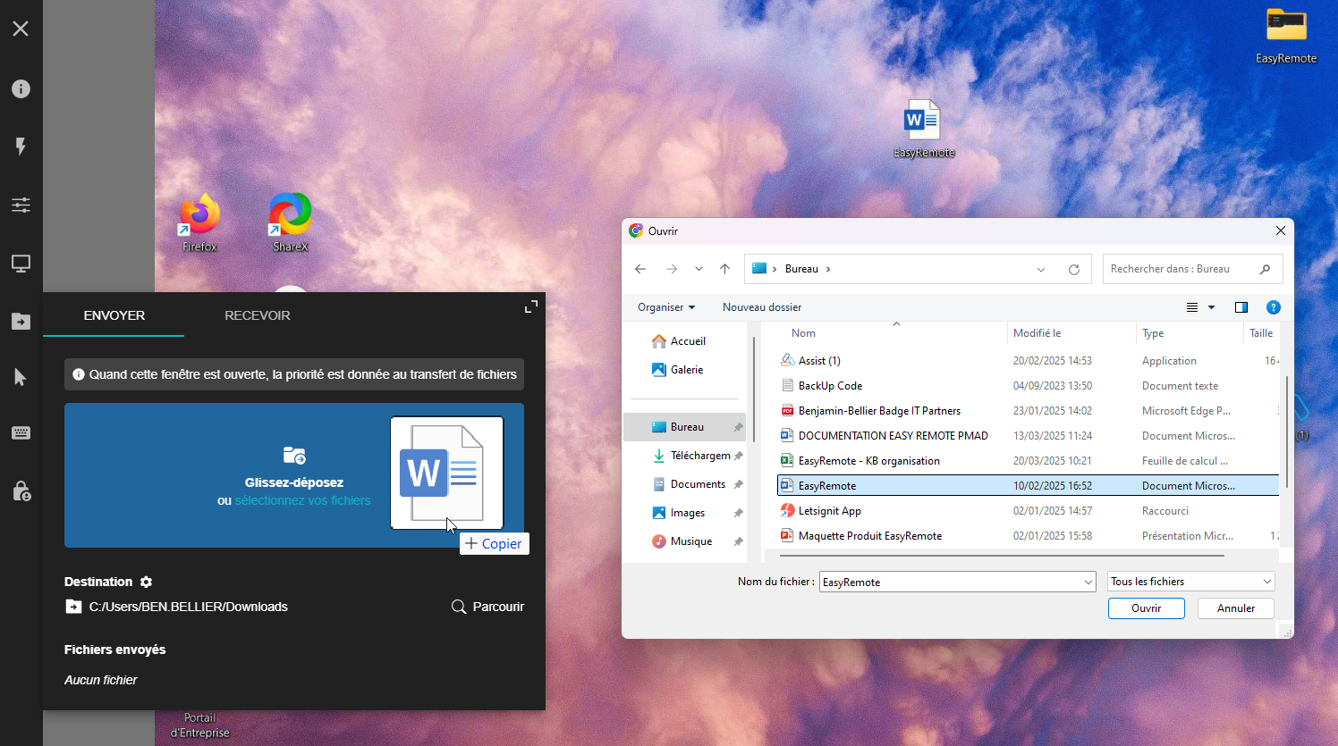 Transfert-fichier-envoyer-EasyRemote