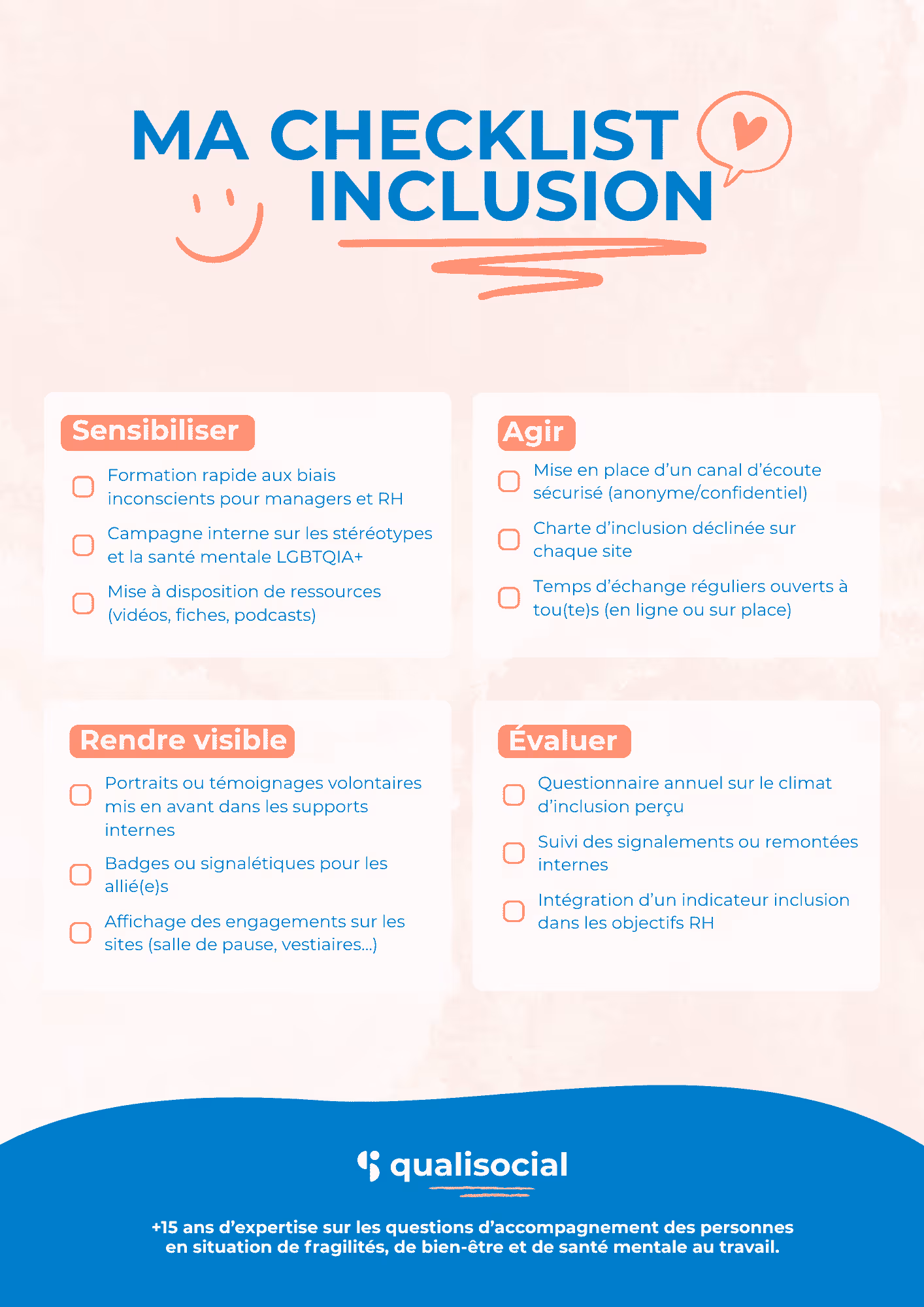 checklist inclusion - qualisocial