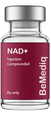 NAD+ injection medical vial