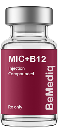 MIC+B12 injection medical vial