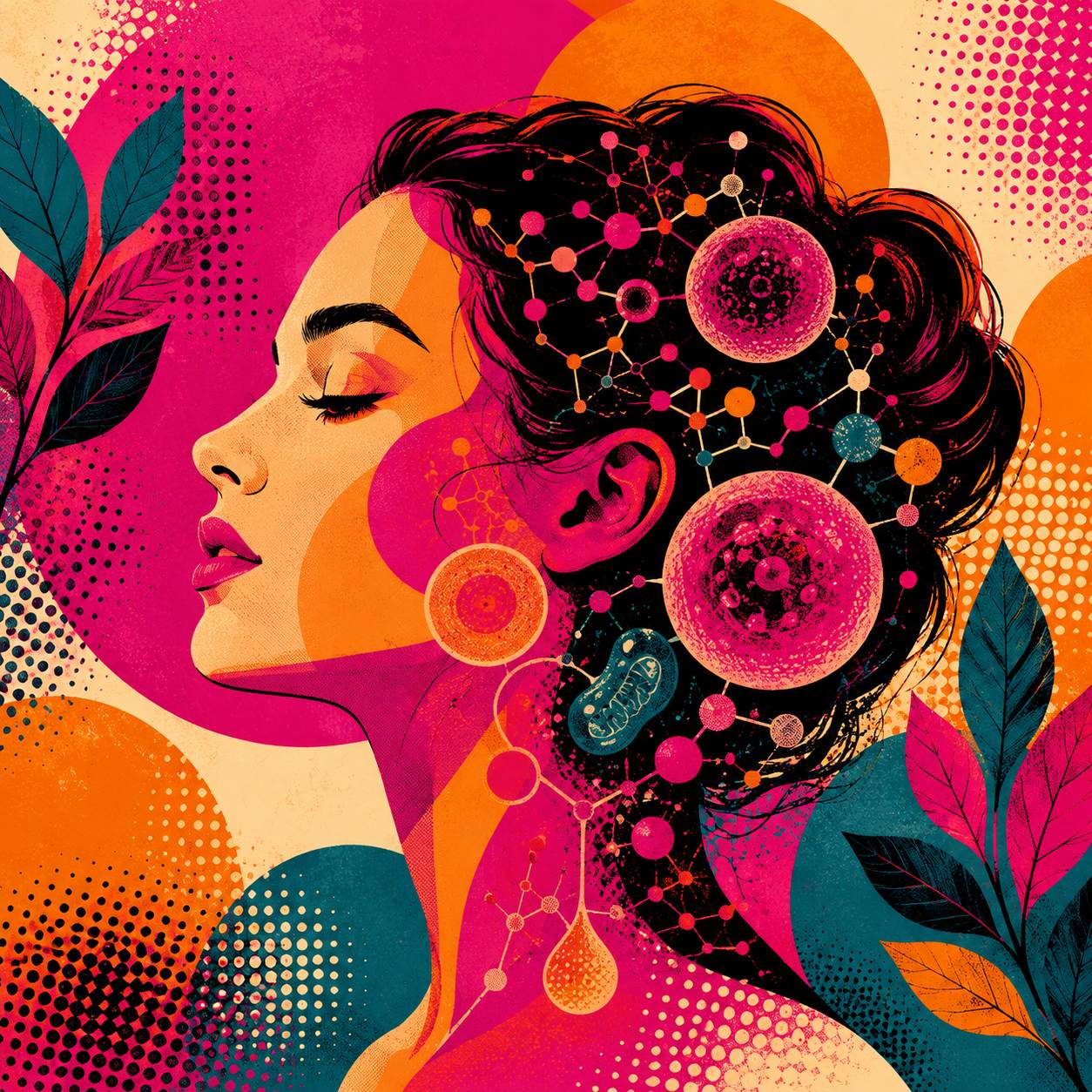 BeMediq illustration representing the biological universe within us