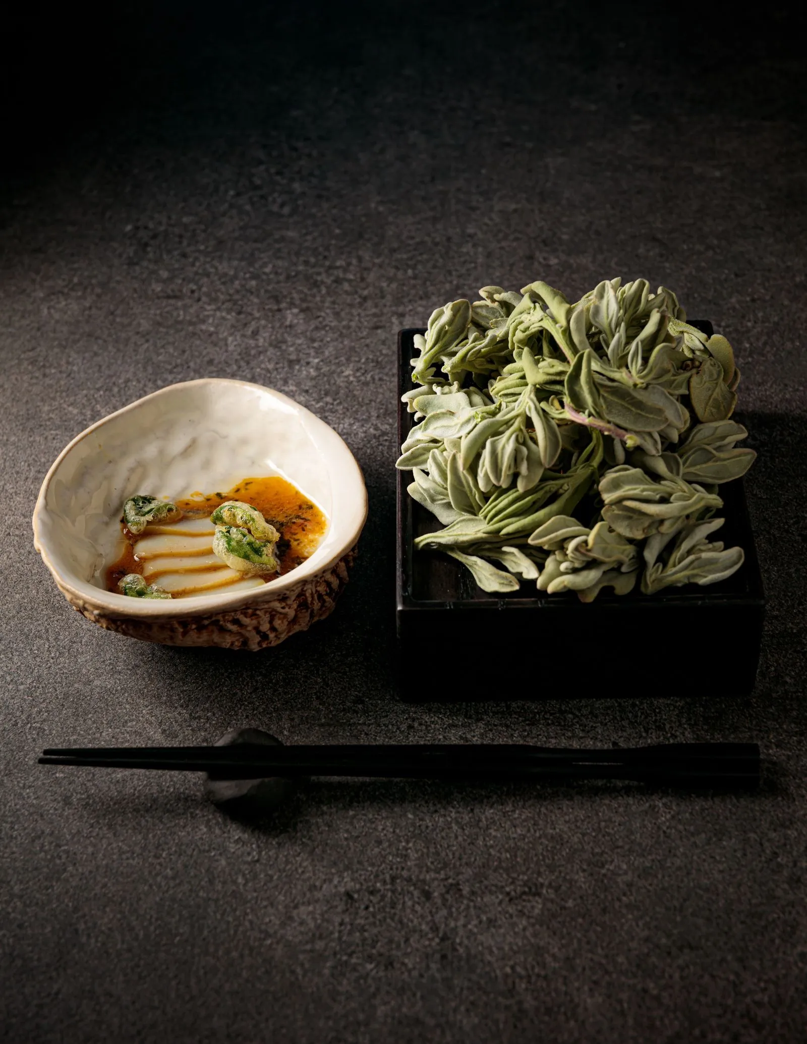 Two small plates