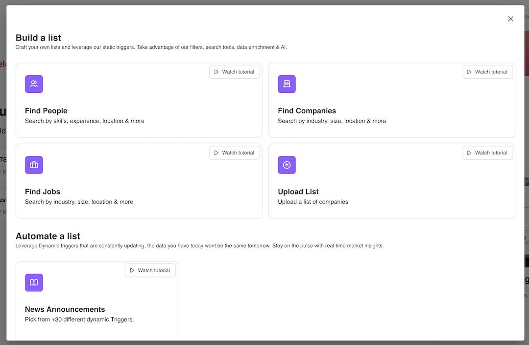 this is an image of one of the best sales trigger platfroms in 2024 called trigify.io