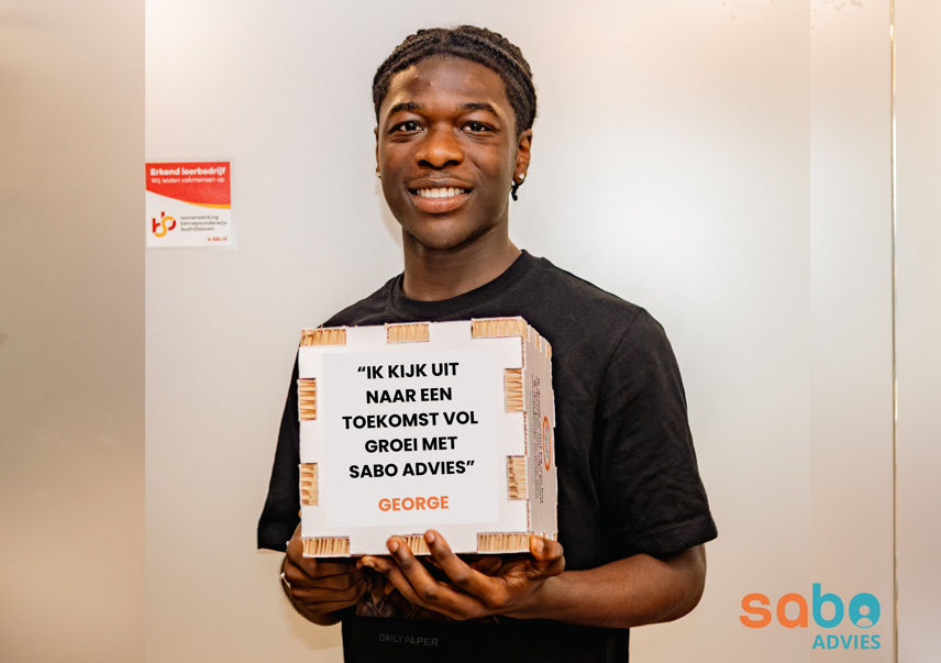 Nieuwe versterking voor ons communicatieteam: welkom George