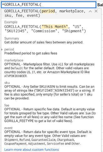 Amazon seller fees
