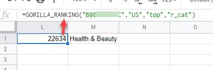 Gorilla ranking bsr top category Gorilla ROI