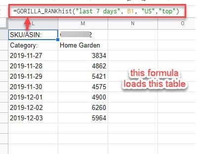 Historical bsr table