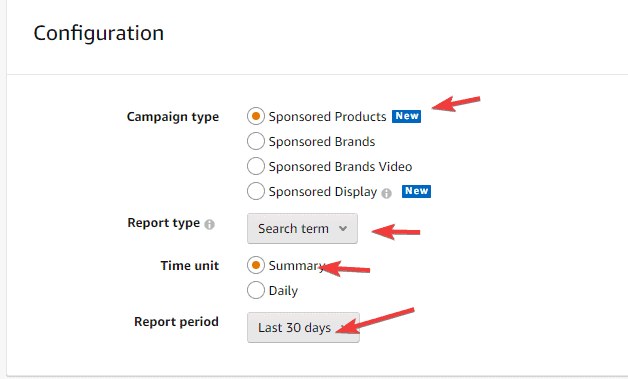 Search term report Gorilla ROI