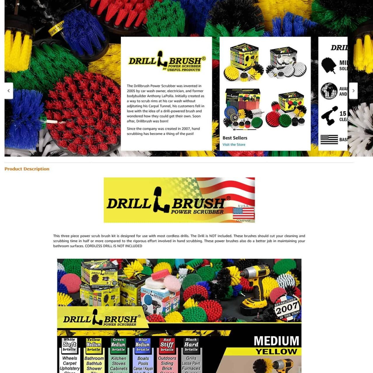 Drill brush Gorilla ROI