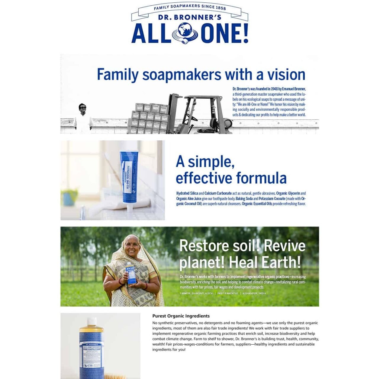 Dr bronners Gorilla ROI