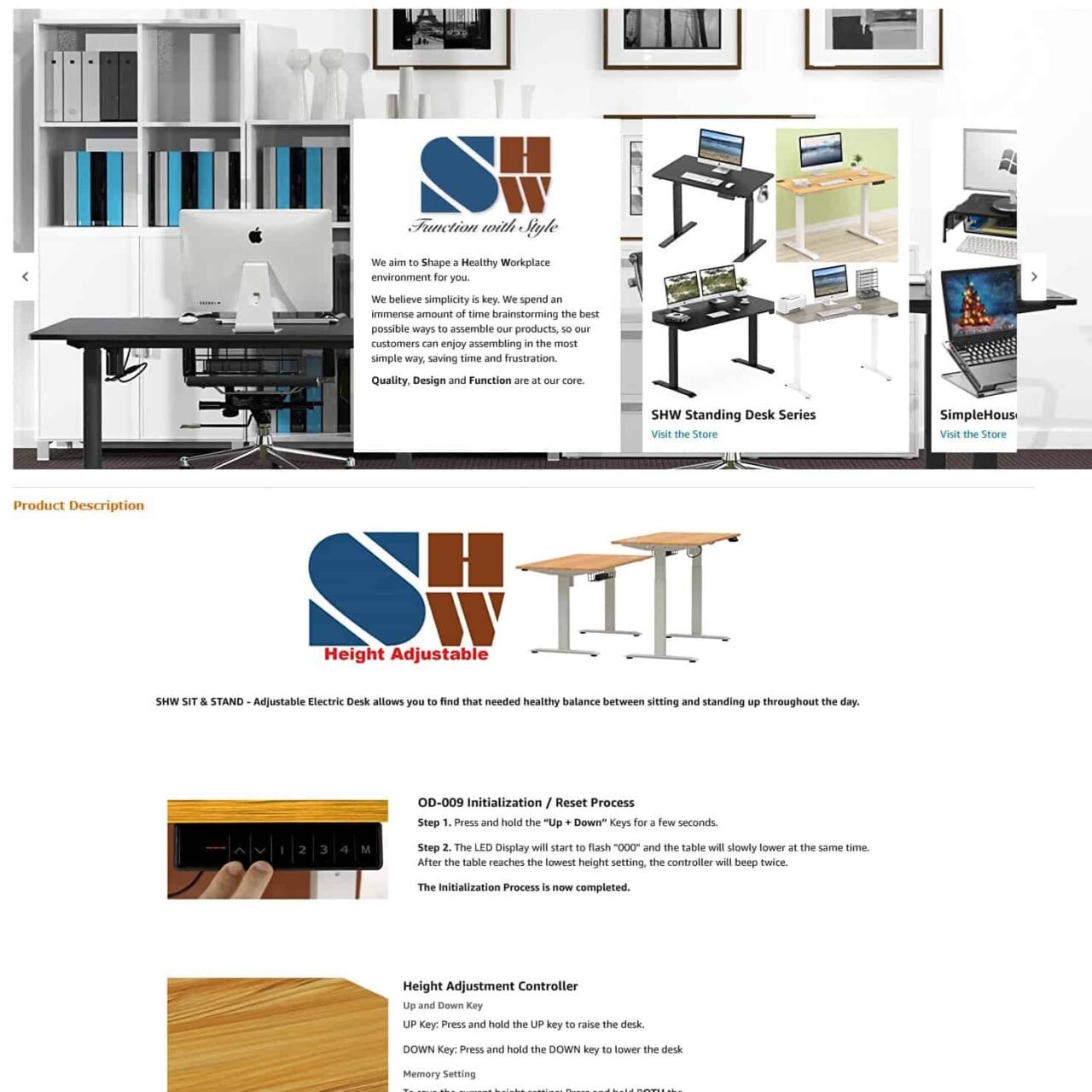 Shw standing desk Gorilla ROI