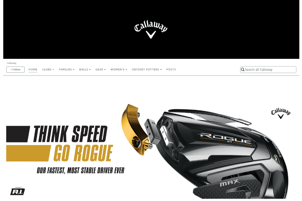 Amazon storefront callaway Gorilla ROI